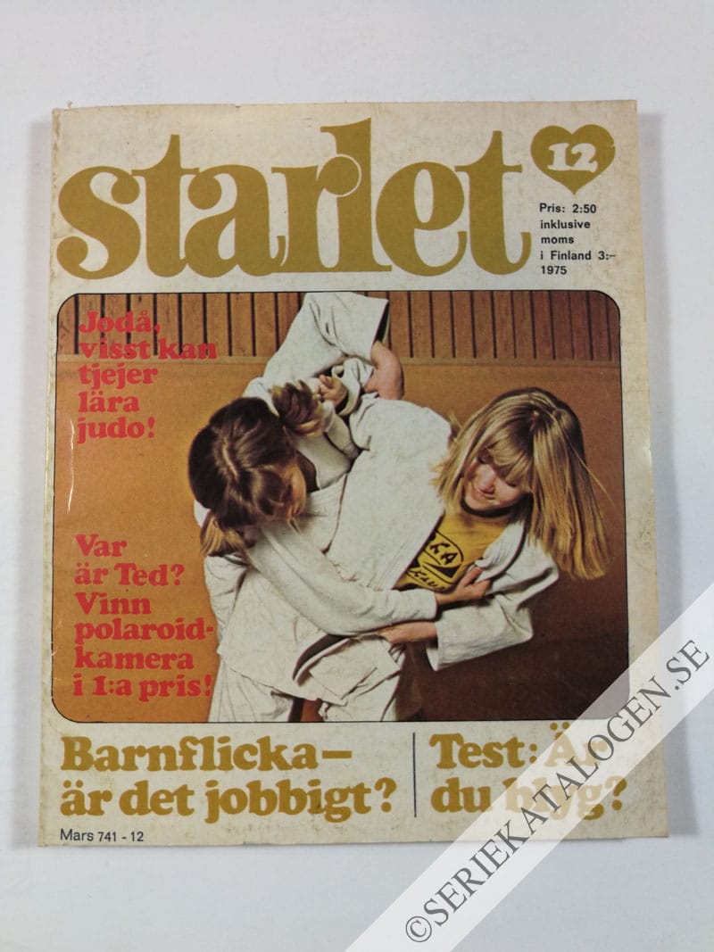 Framsida på Starlet #12 (1975)
