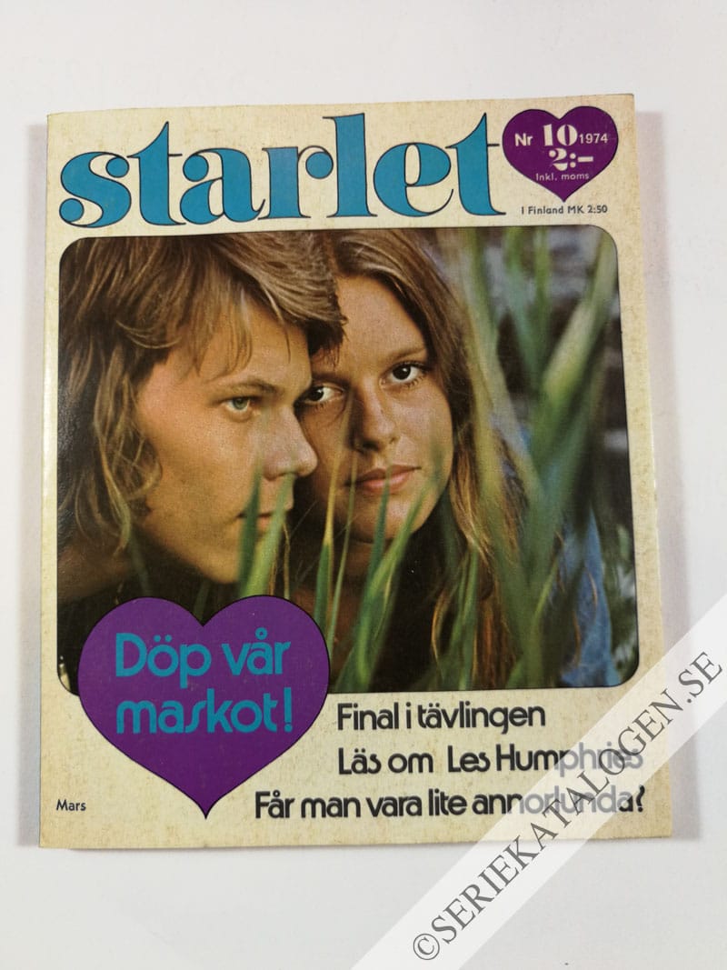 Framsida på Starlet #10 (1974)