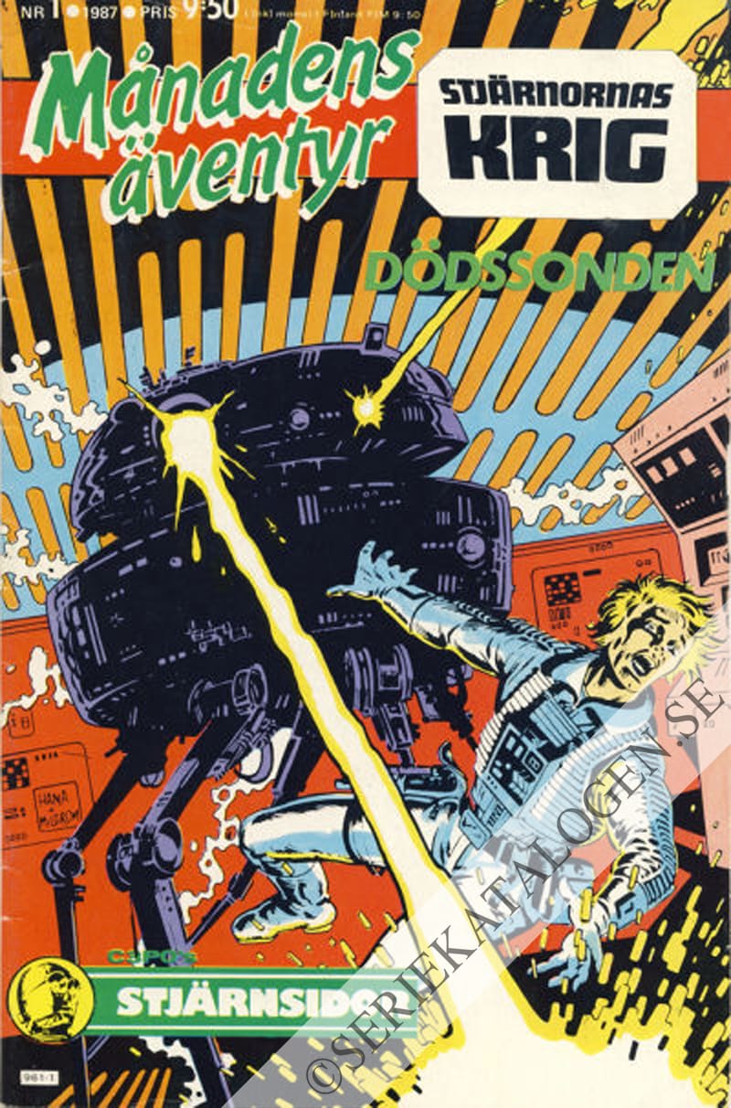 Framsida på Månadens äventyr #1 (1987)