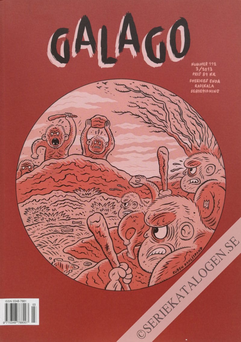 Framsida på Galago #3 (2013)