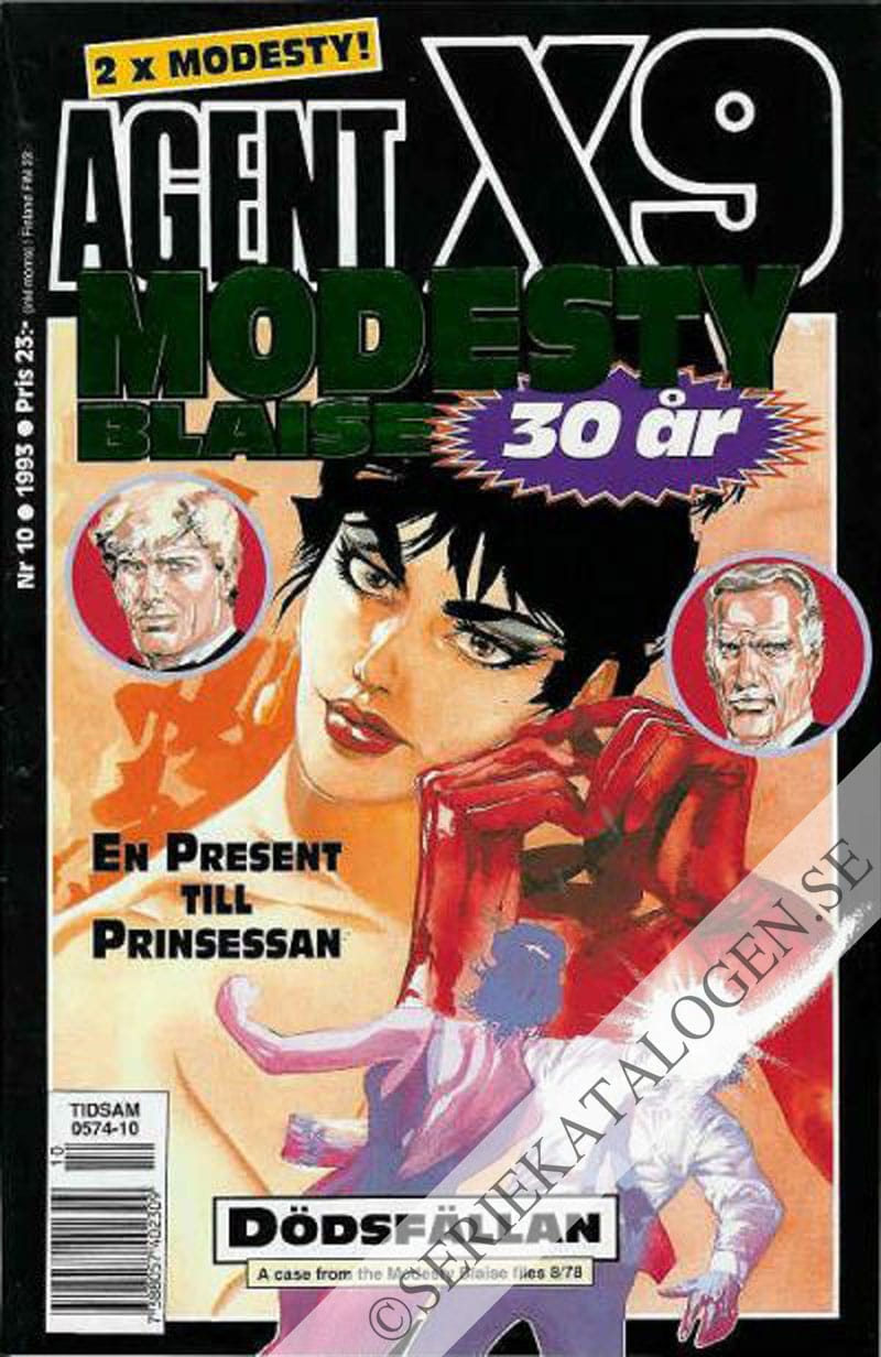 Framsida på Agent X9 #10 (1993)