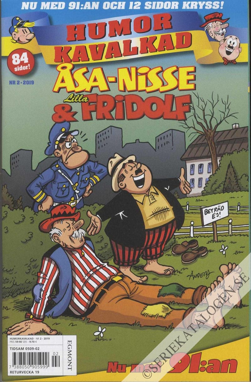 Framsida på Humorkavalkad #2 (2019)