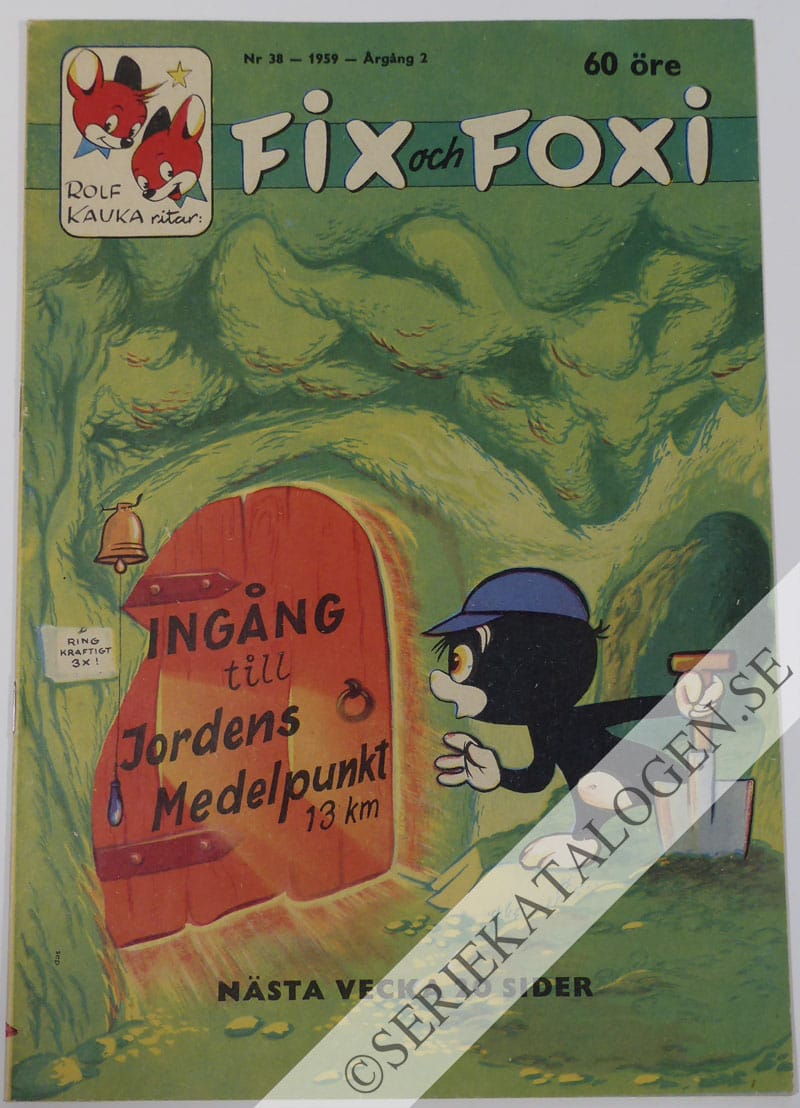 Framsida på Fix och Foxi #38 (1959)