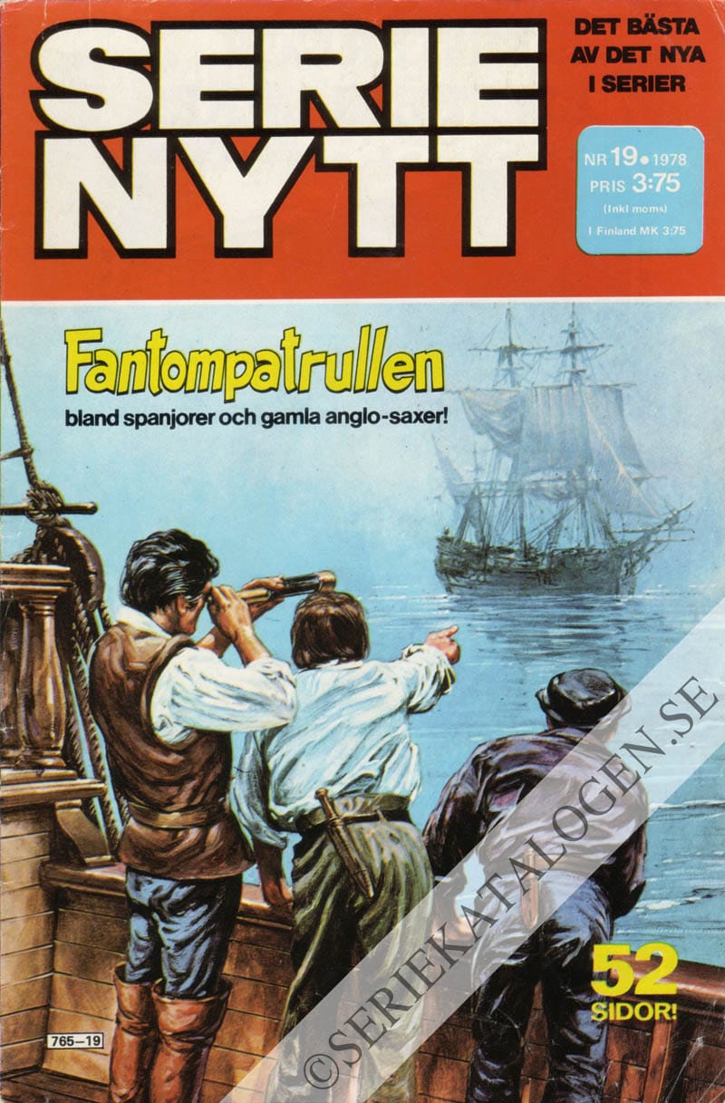 Framsida på Serie-Nytt #19 (1978)