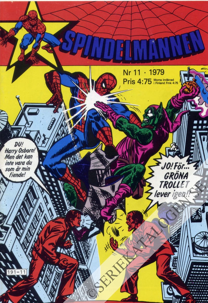 Framsida på Spindelmannen #11 (1979)
