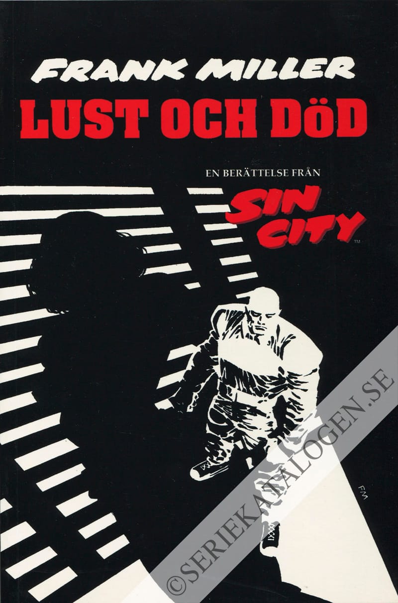 Framsida på Sin city Lust och död (1999)