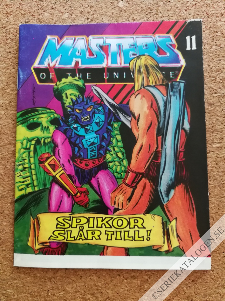 Framsida på Masters of the universe Spikor slår till! (1984)