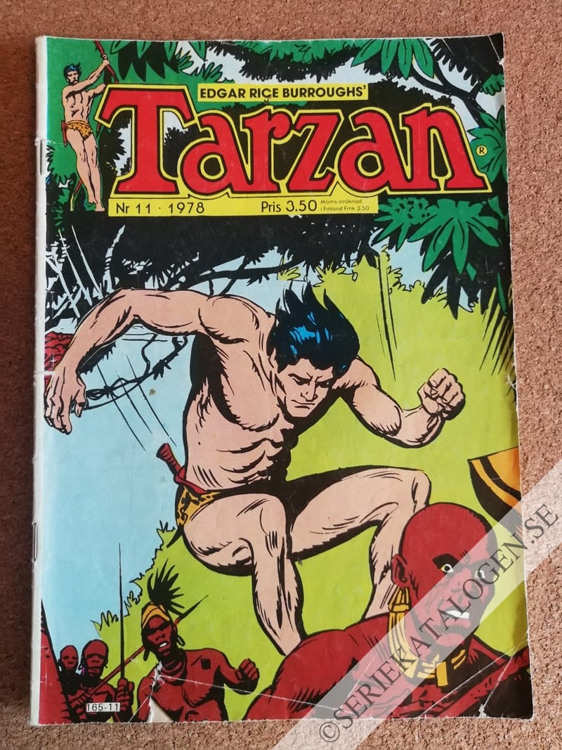 Framsida på Tarzan #11 (1978)