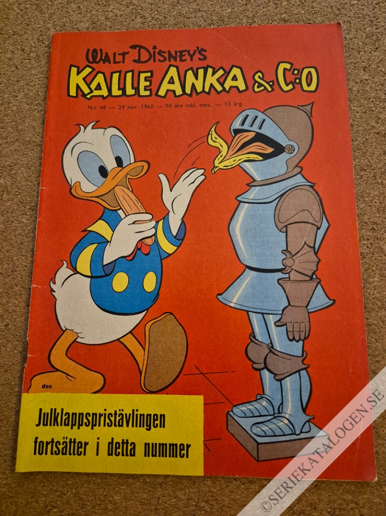 Framsida på Kalle Anka & C:o #48 (1960)