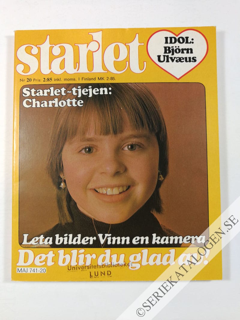 Framsida på Starlet #20 (1977)