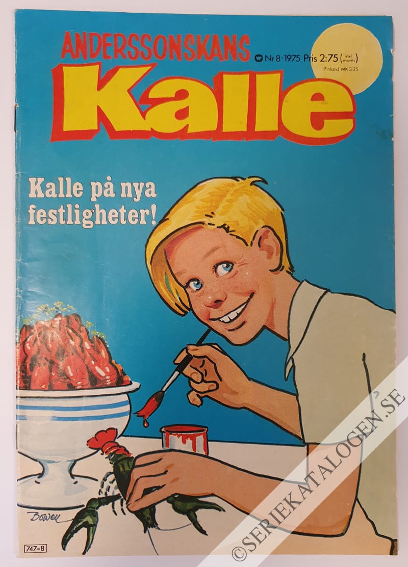 Framsida på Anderssonskans Kalle #9 (1975)