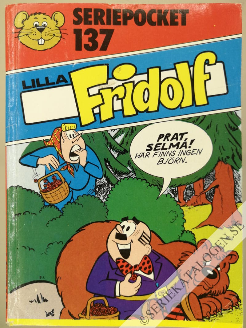 Framsida på Seriepocket #137 - Lilla Fridolf (1984)