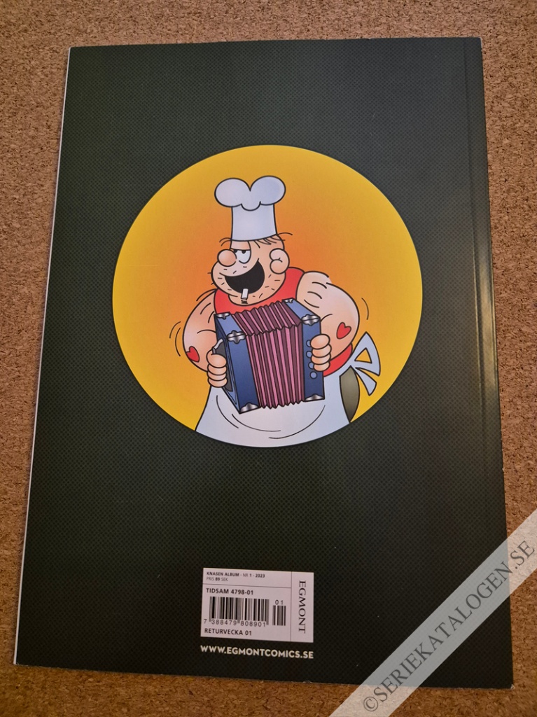 Baksida på Humor på menyn (2023)