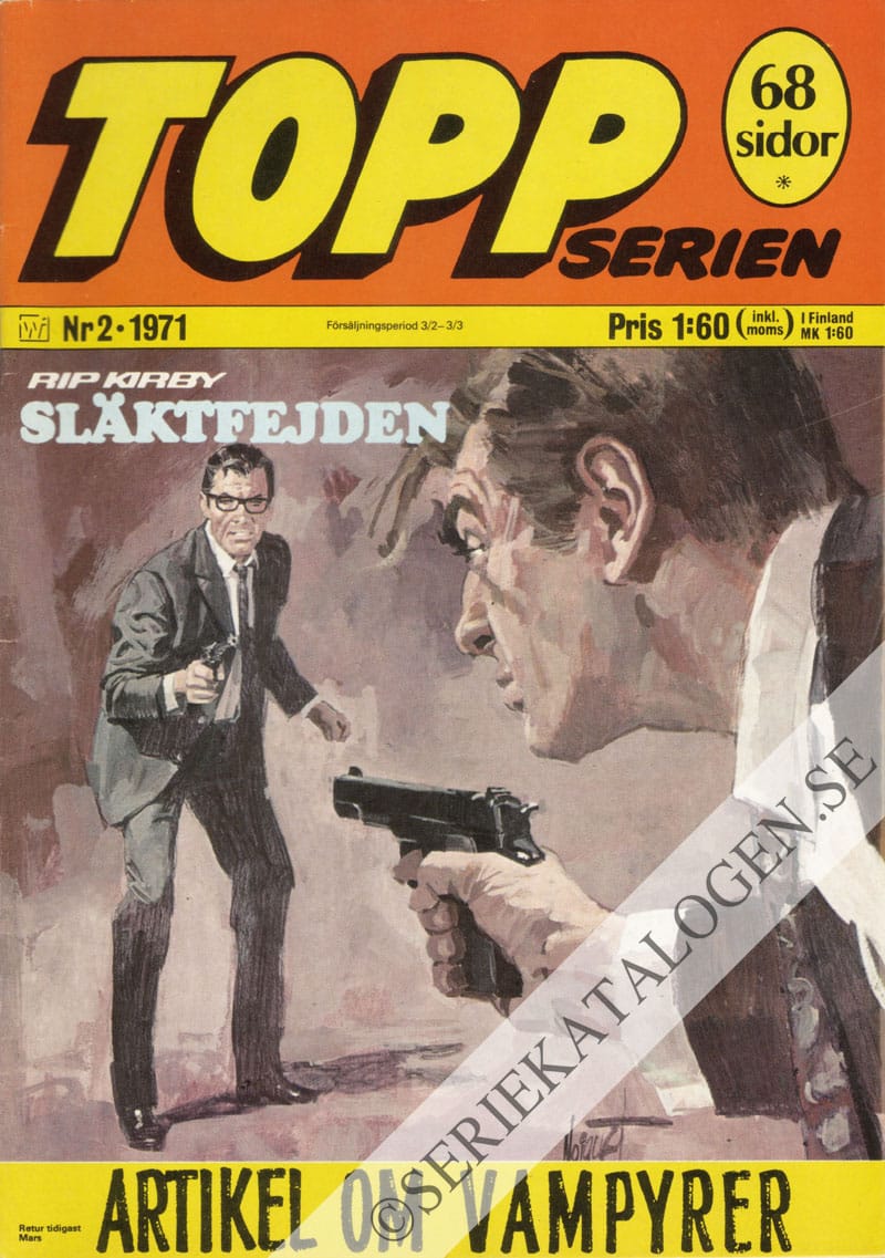 Framsida på Toppserien #2 (1971)