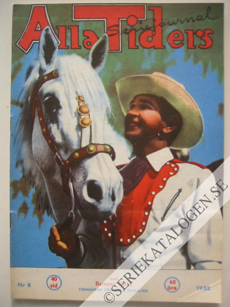 Framsida på Alla tiders seriejournal #8 (1952)