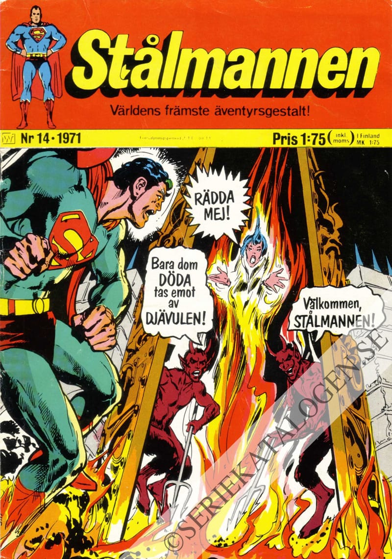 Framsida på Stålmannen #14 (1971)
