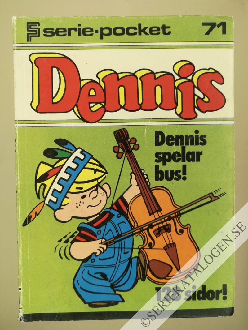 Framsida på Seriepocket #71 - Dennis (1978)