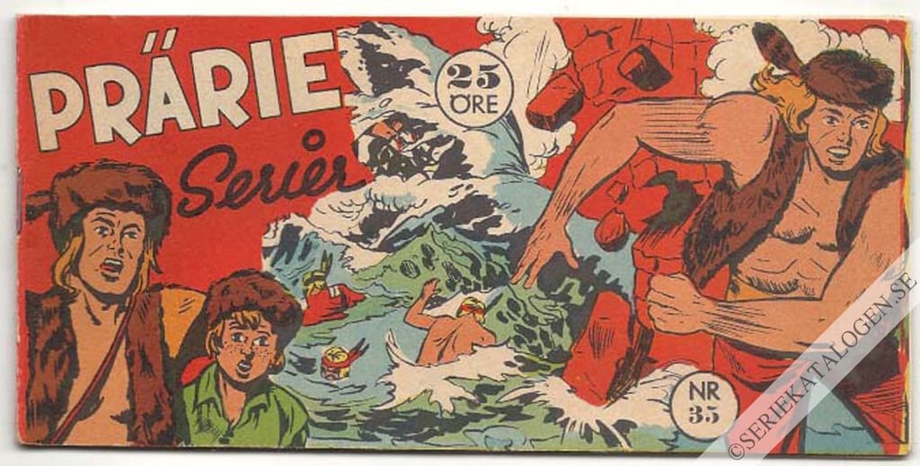 Framsida på Prärie-serier #35 (1957)