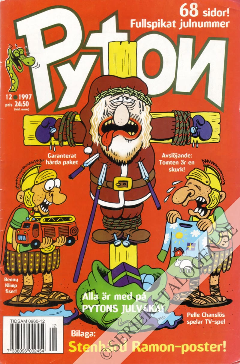 Framsida på Pyton #12 (1997)
