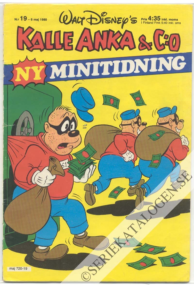 Framsida på Kalle Anka & C:o #19 (1980)