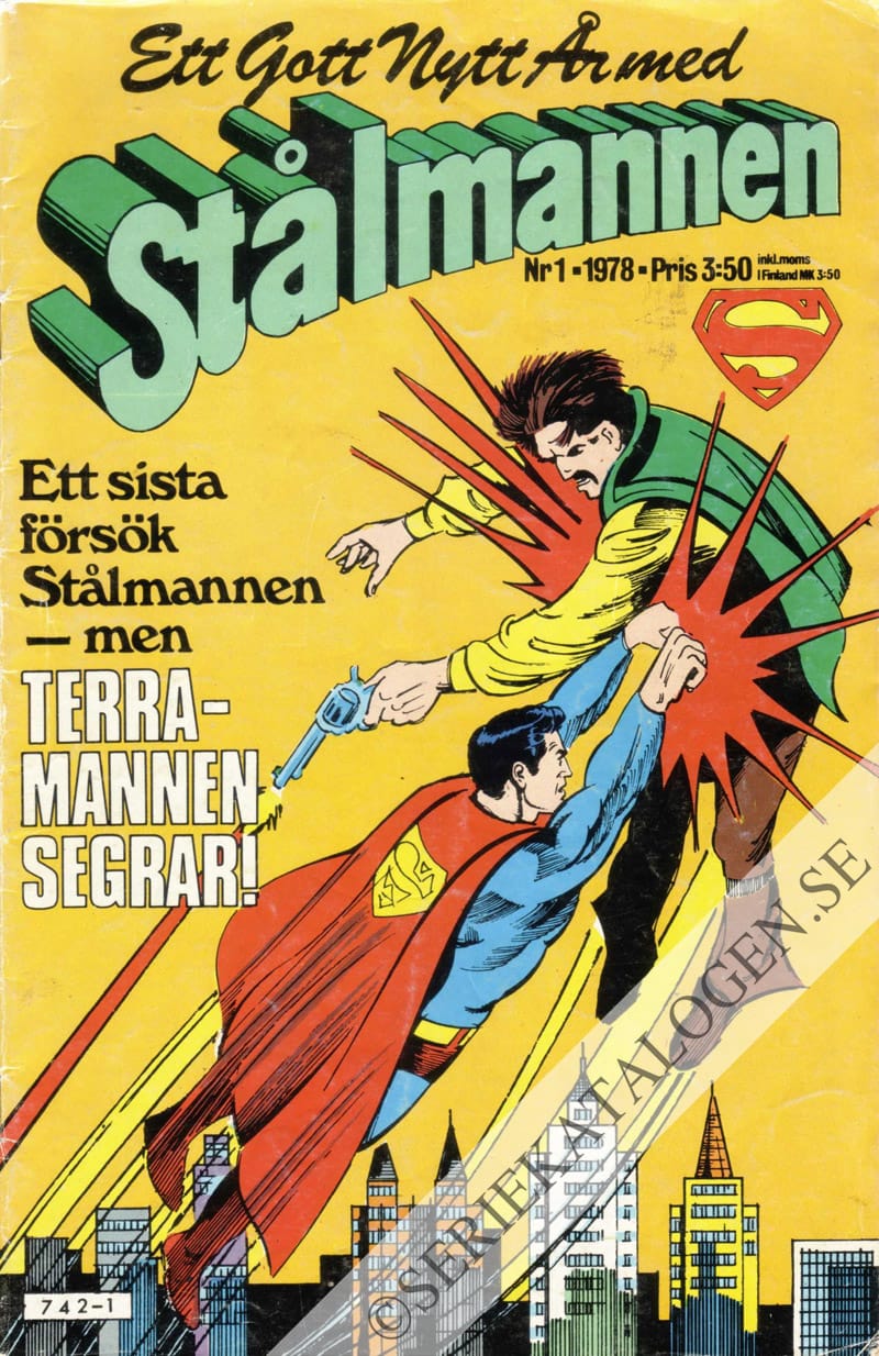Framsida på Stålmannen #1 (1978)