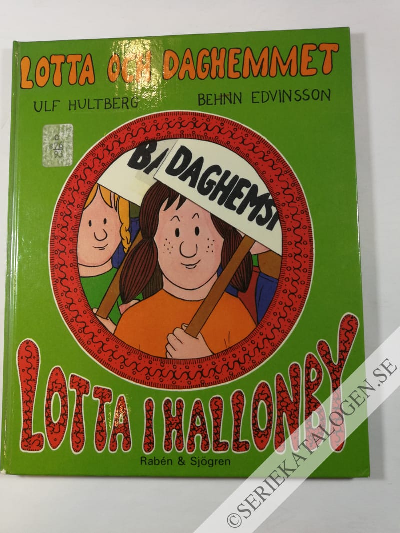 Framsida på Lotta i Hallonby Lotta och daghemmet (1975)