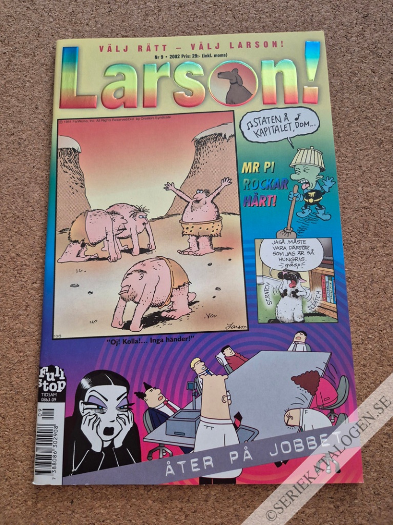 Framsida på Larson! #9 (2002)