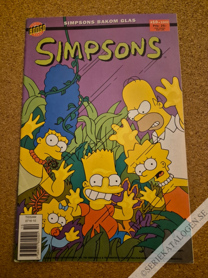 Framsida på Simpsons #10 (2002)