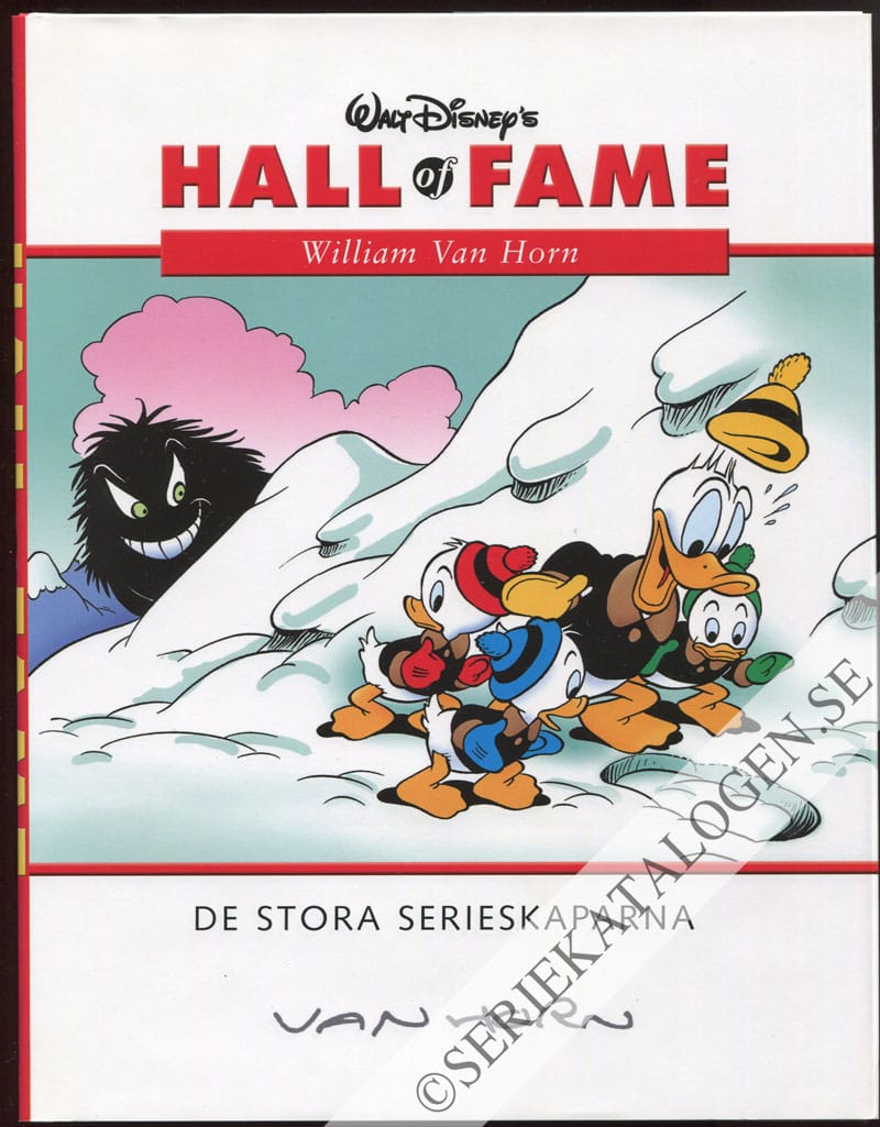 Framsida på Walt Disney's Hall of fame - De stora serieskaparna William van Horn (2006)