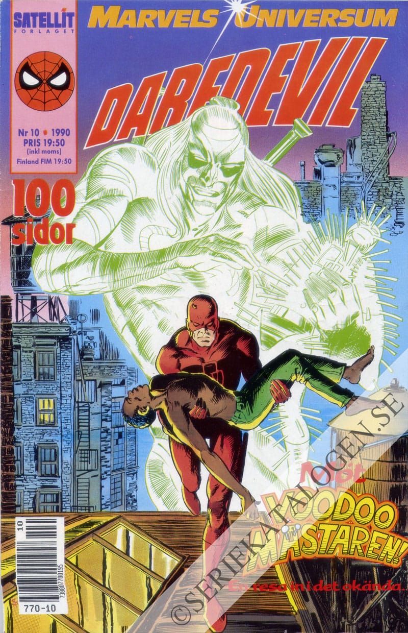 Framsida på Marvels universum Daredevil (1990)