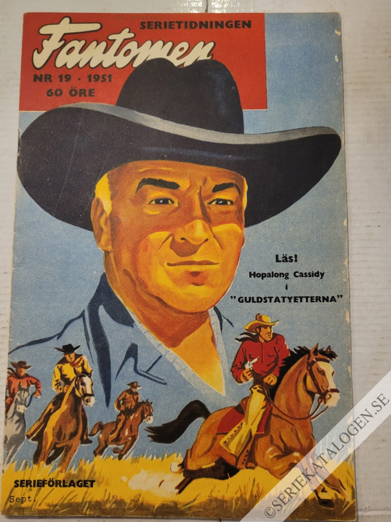 Framsida på Fantomen #19 (1951)