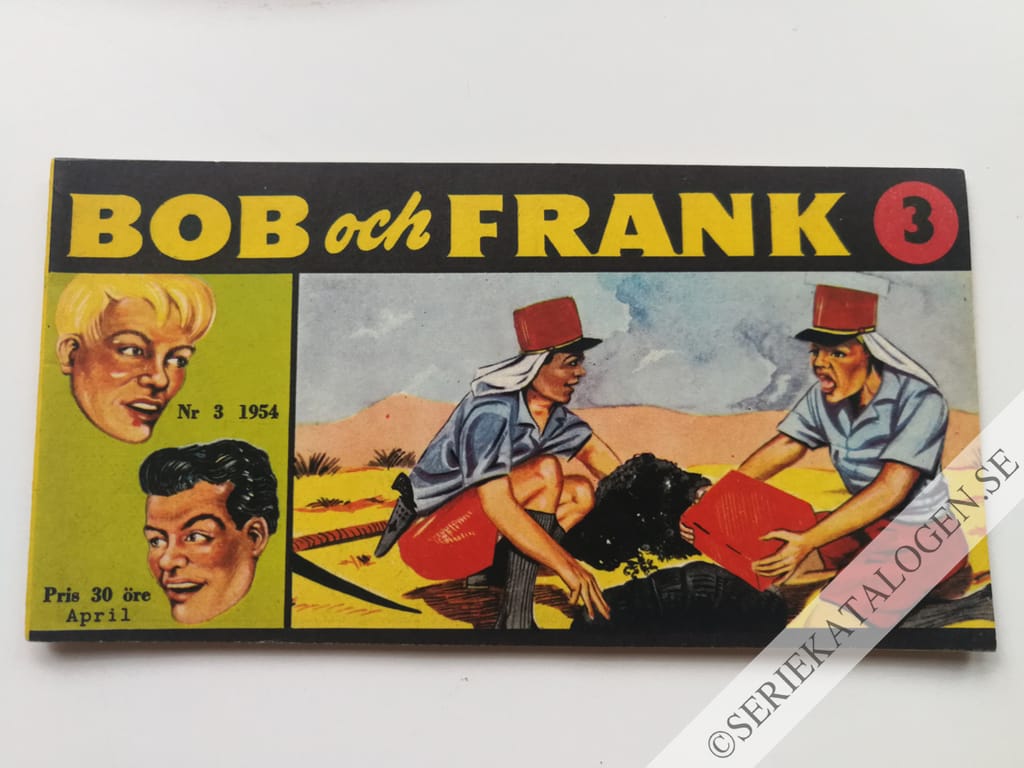 Framsida på Bob och Frank #3 (1954)