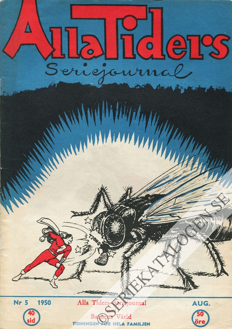 Framsida på Alla tiders seriejournal #5 (1950)