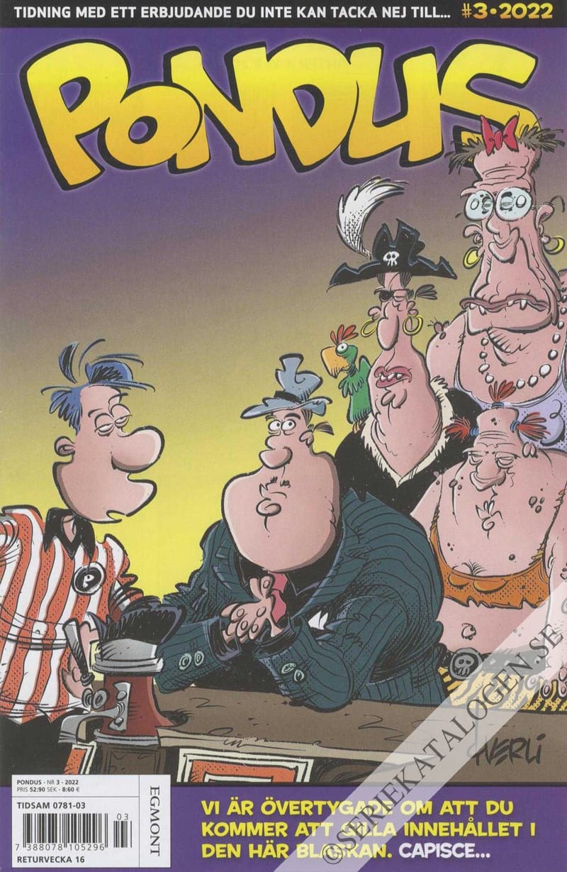 Framsida på Pondus #3 (2022)