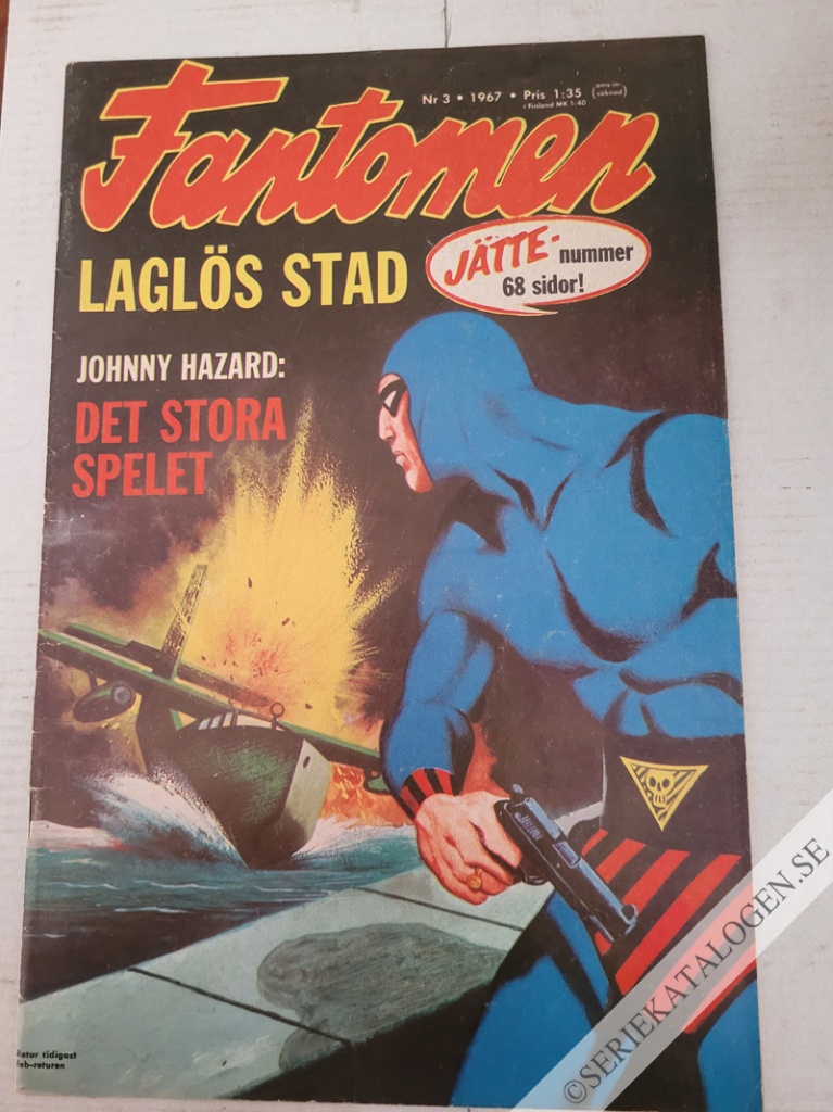 Framsida på Fantomen #3 (1967)