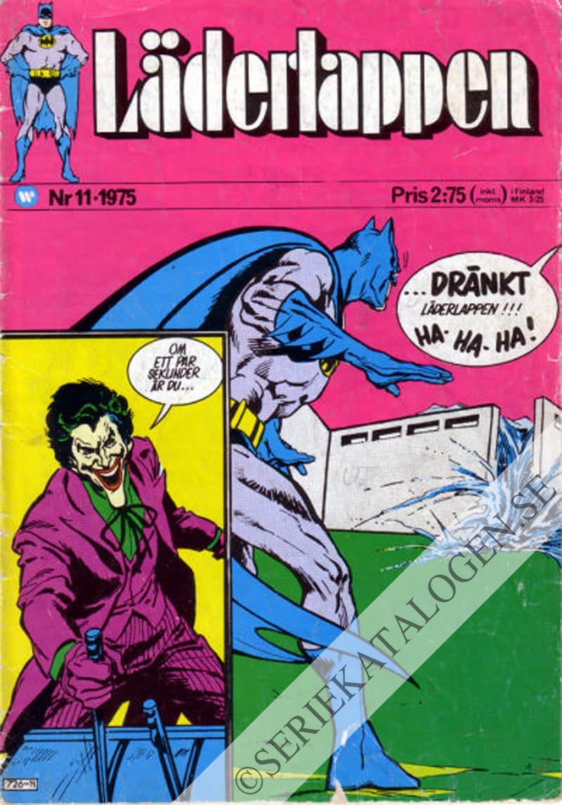 Framsida på Läderlappen och Robin #11 (1975)