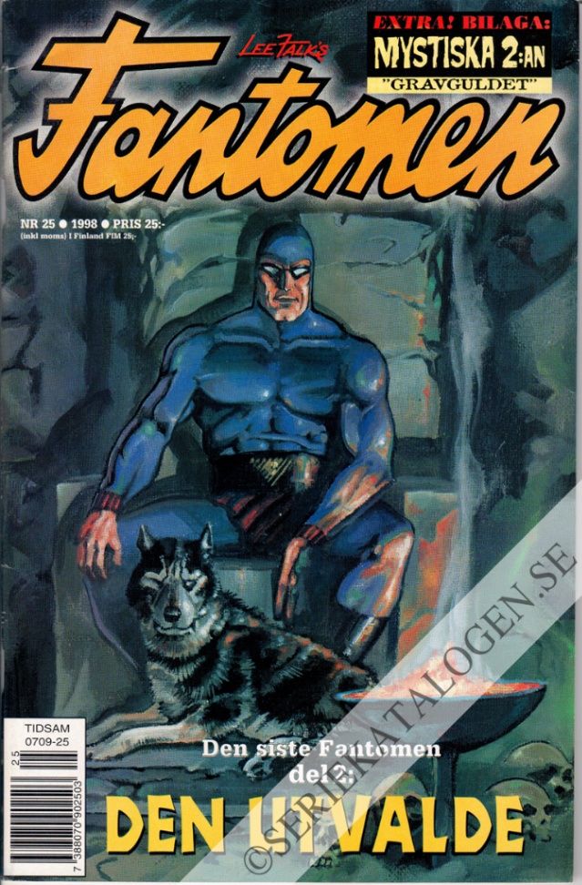 Framsida på Fantomen #25 (1998)