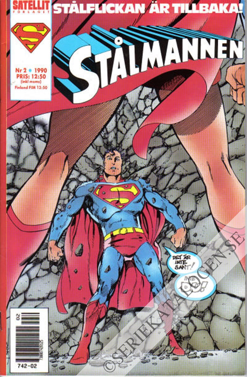 Framsida på Stålmannen #2 (1990)