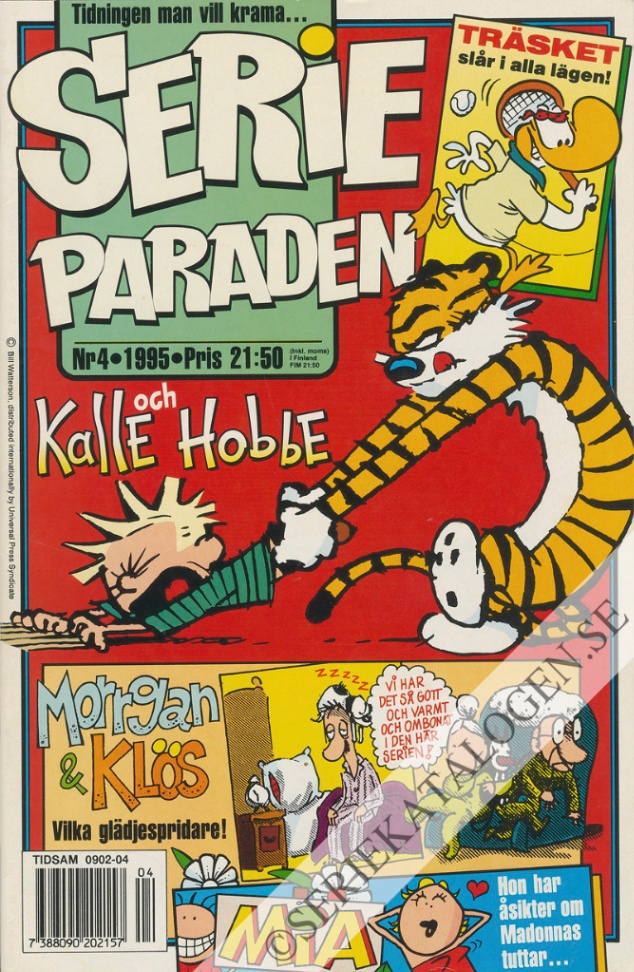 Framsida på Serie-paraden #4 (1995)