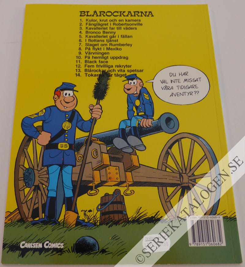 Baksida på Tokarna tar tåget (1990)