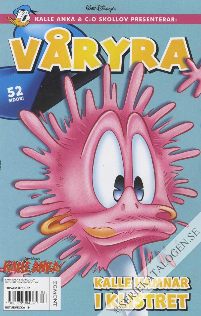 Framsida på Kalle Anka & C:o - Skollov Kalle Anka & C:o skollov presenterar: Våryra (2020)