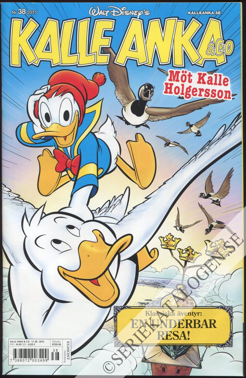 Framsida på Kalle Anka & C:o #38 (2015)