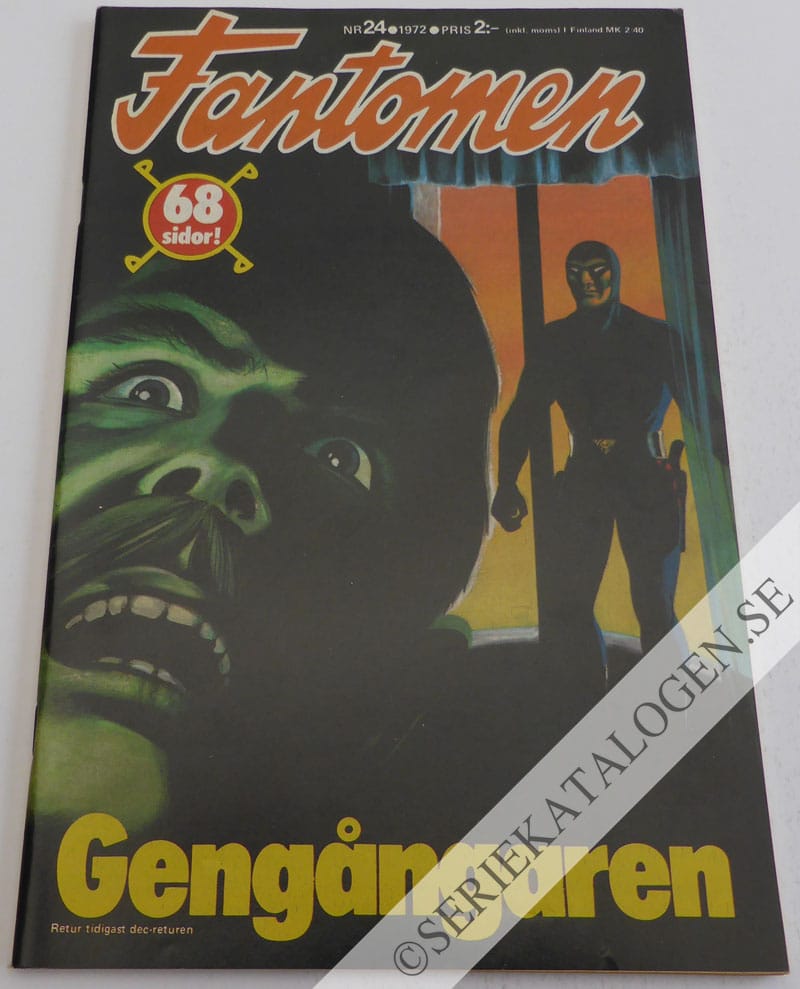 Framsida på Fantomen #24 (1972)