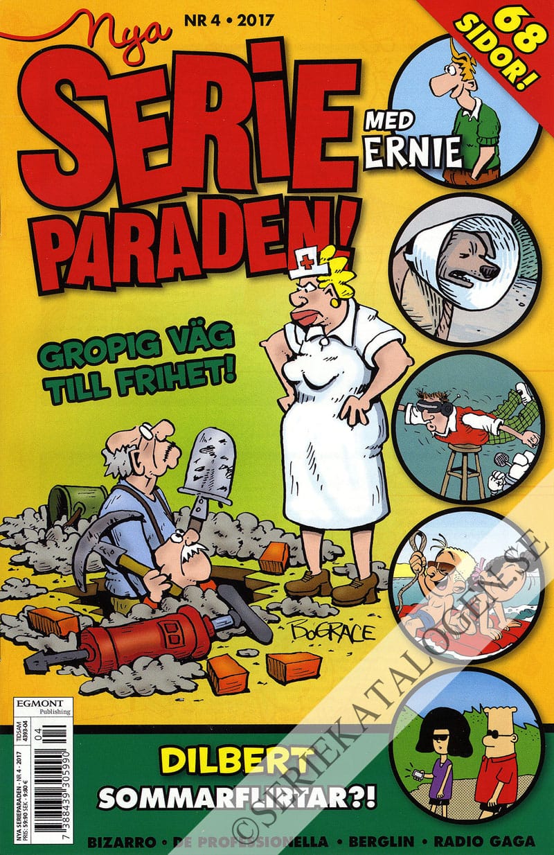 Framsida på Nya Serieparaden #4 (2017)