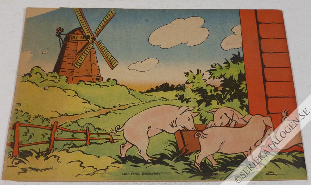 Baksida på Nalle och Lisa på landet (1955)