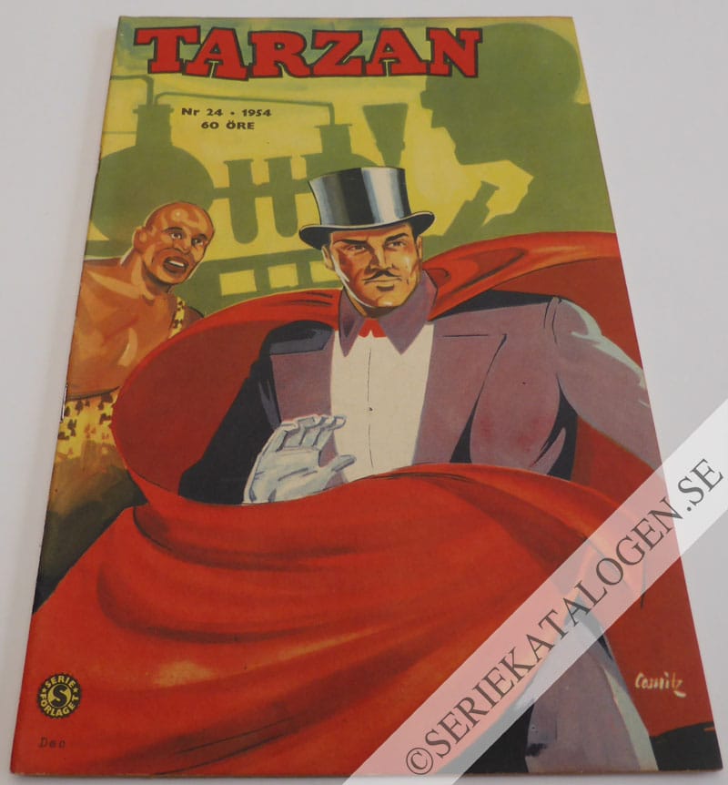 Framsida på Tarzan #24 (1954)