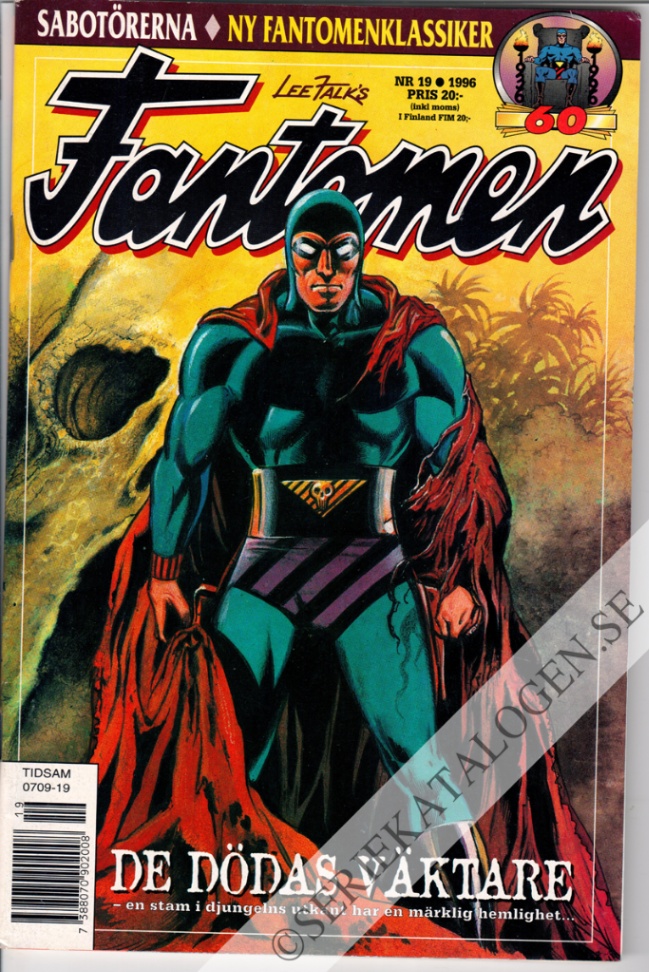 Framsida på Fantomen #19 (1996)