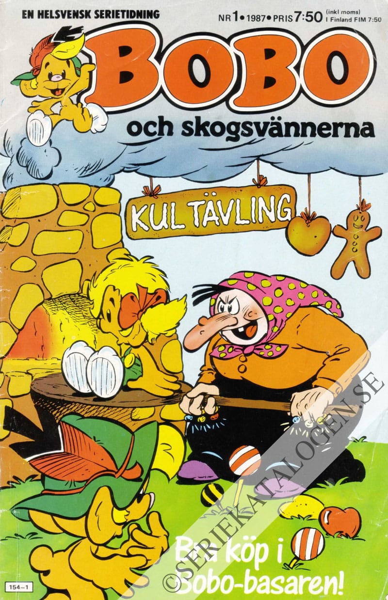 Framsida på Bobo #1 (1987)
