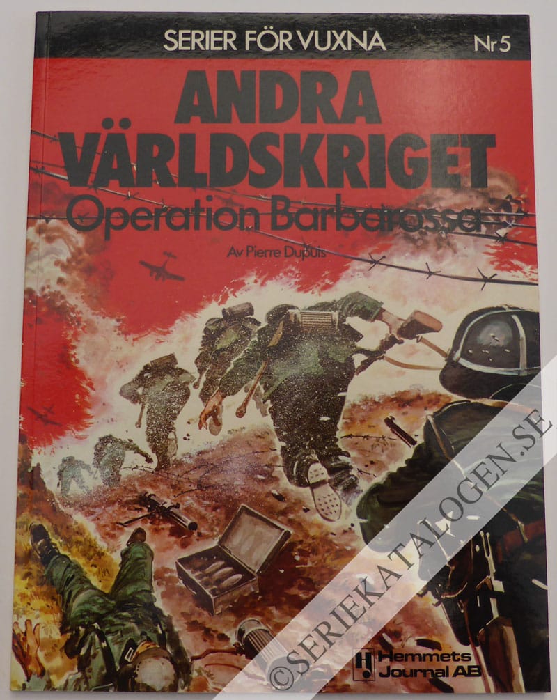 Framsida på Andra världskriget Operation Barbarossa (1978)