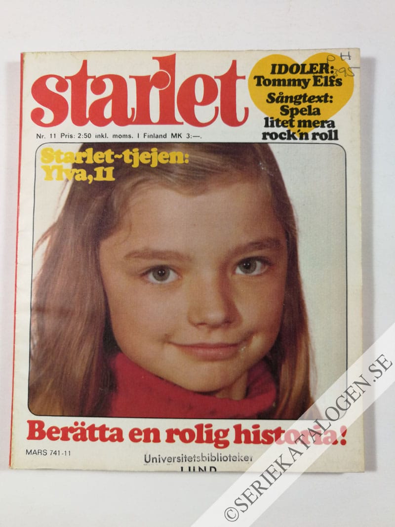 Framsida på Starlet #11 (1976)